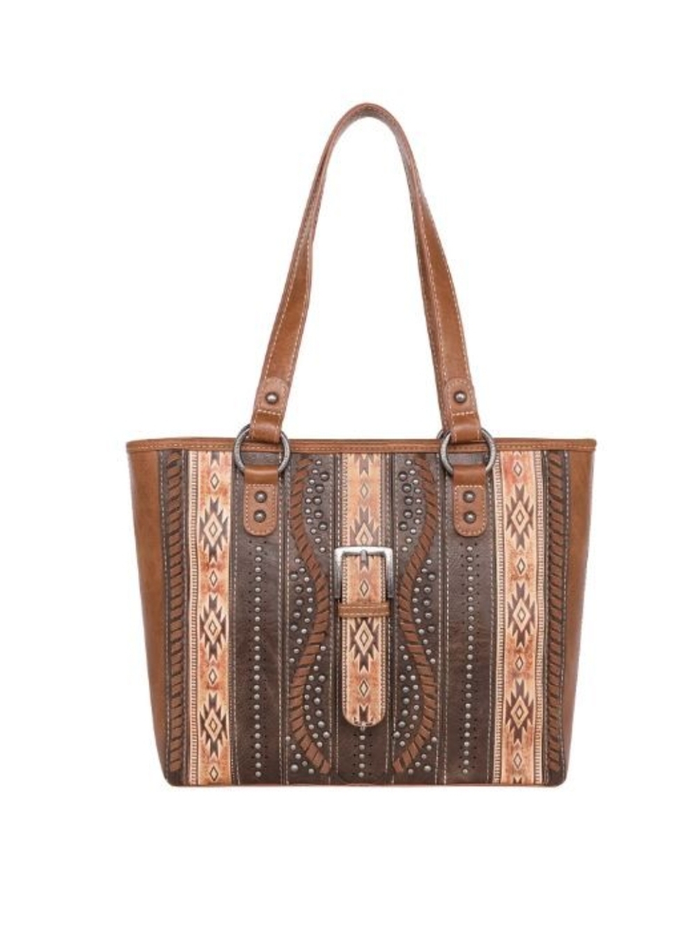 *RARE* Montana West Aztec Buckle Collection Tote